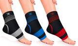 3-Pairs: Pain Relief Support Ankle Compression Recovery Sleeves Salons