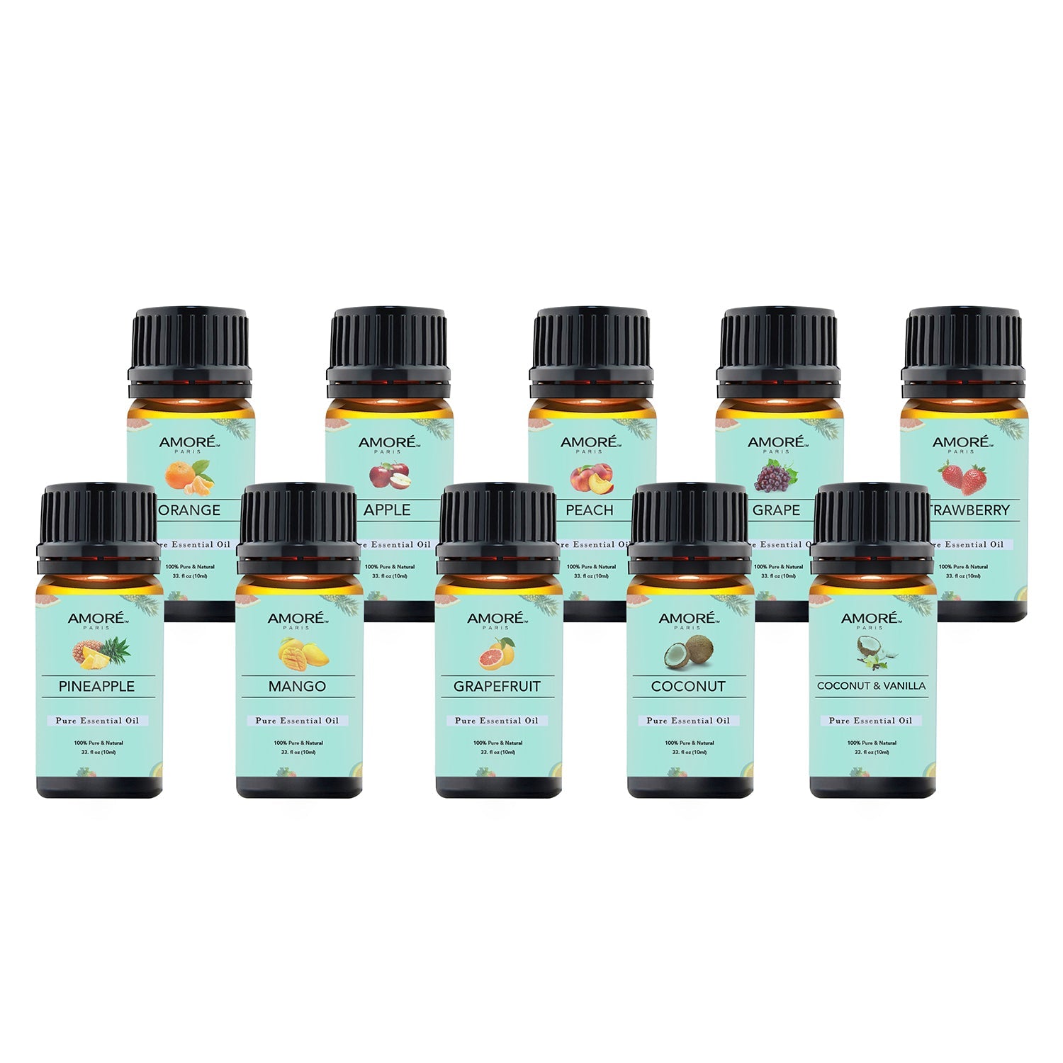 10ml Fruit Fragrance Essential Oils Aromatherapy Diffuser Oil for Candle  Making