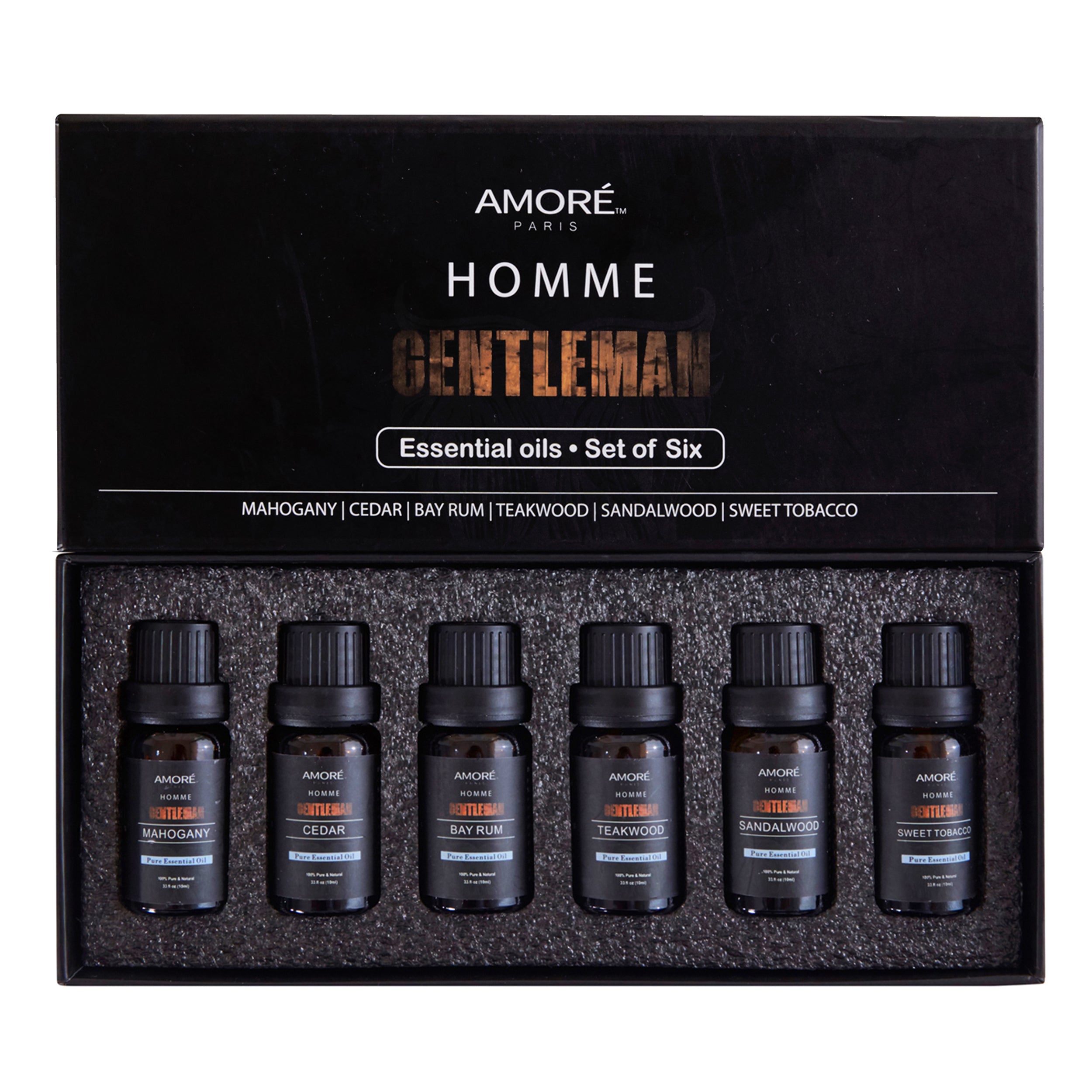 Gentlemen Essential Oils - Box Set (6 Essential Oils) – AMORÉ PARIS USA