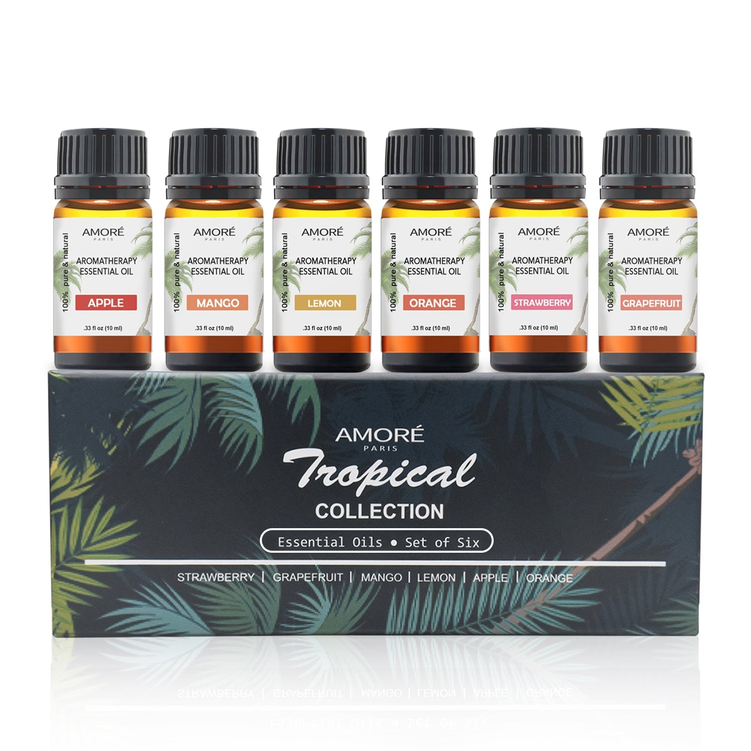 Essential Oil Set Natural Aromatherapy Oils For Diffuser 6 Pcs