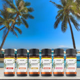 Tropical Collection Therapeutic Aromatherapy Essential Oil Set 6-Piece