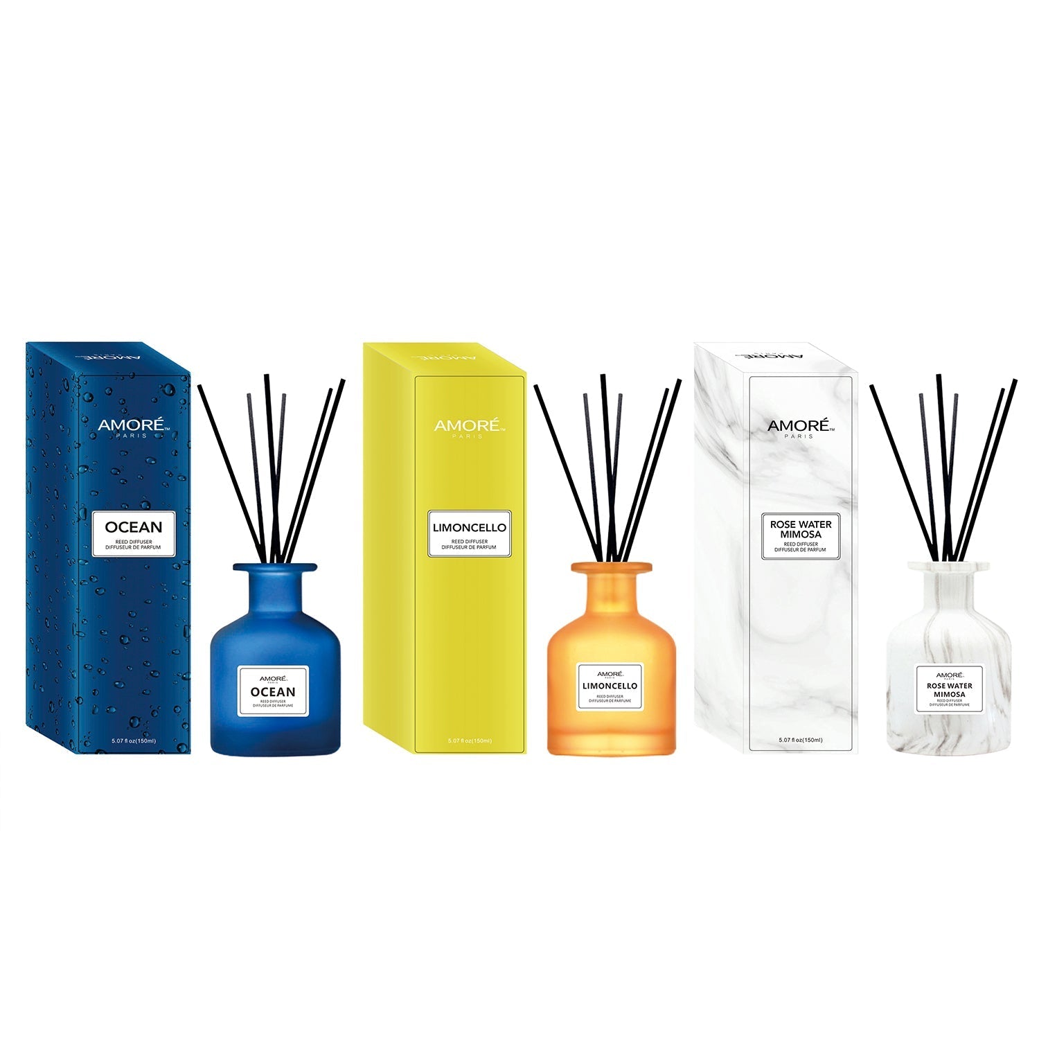 Premium Reed Diffusers And Air Freshener For Aesthetic Home Decor - 5.07 fl Oz (150ml)