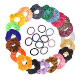 30 Pcs Hair Scrunchies Bands Ties Ropes for Salons Hairdresser Stylist