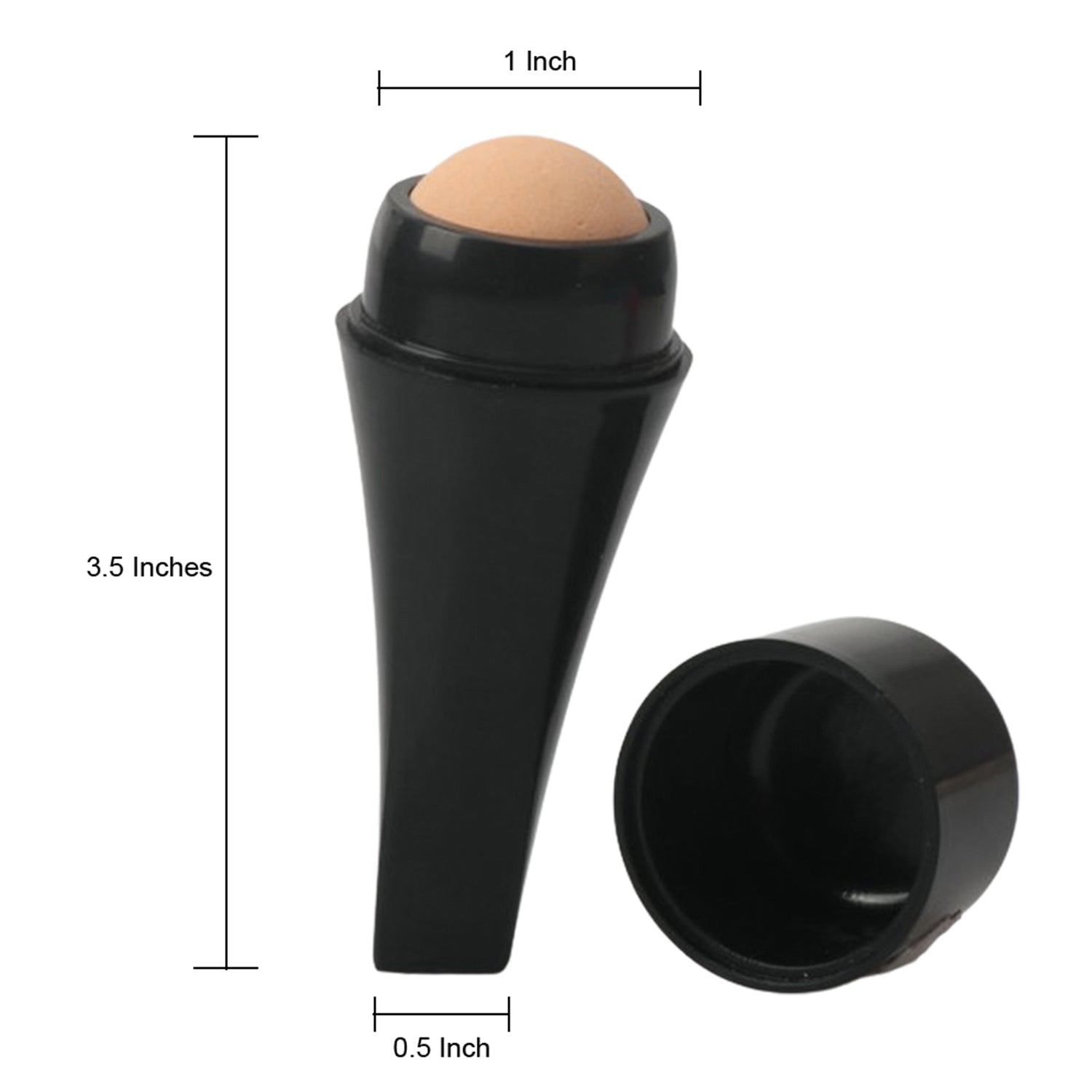 2-Pack: Oil Control Volcanic Face Roller Reusable Oil-Absorbing Facial Skincare Beauty Tool
