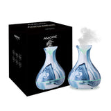 Hydro Dipped Ultrasonic Aromatherapy Diffuser  with Essential Oil Gift Set (7-Piece)