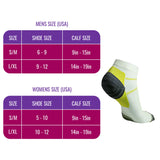 6-Pairs: High Energy Everyday Wear Ankle Compression Support Socks