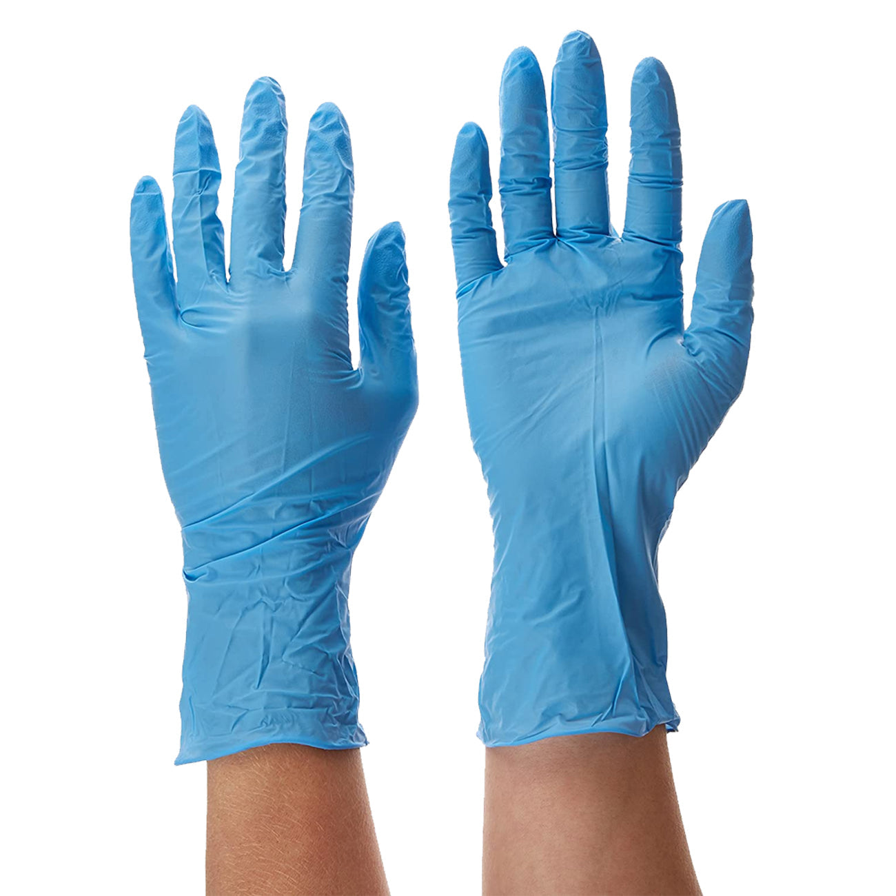 100 CT Everyday Use Powder Free Disposable Extra Thick Nitrile Gloves