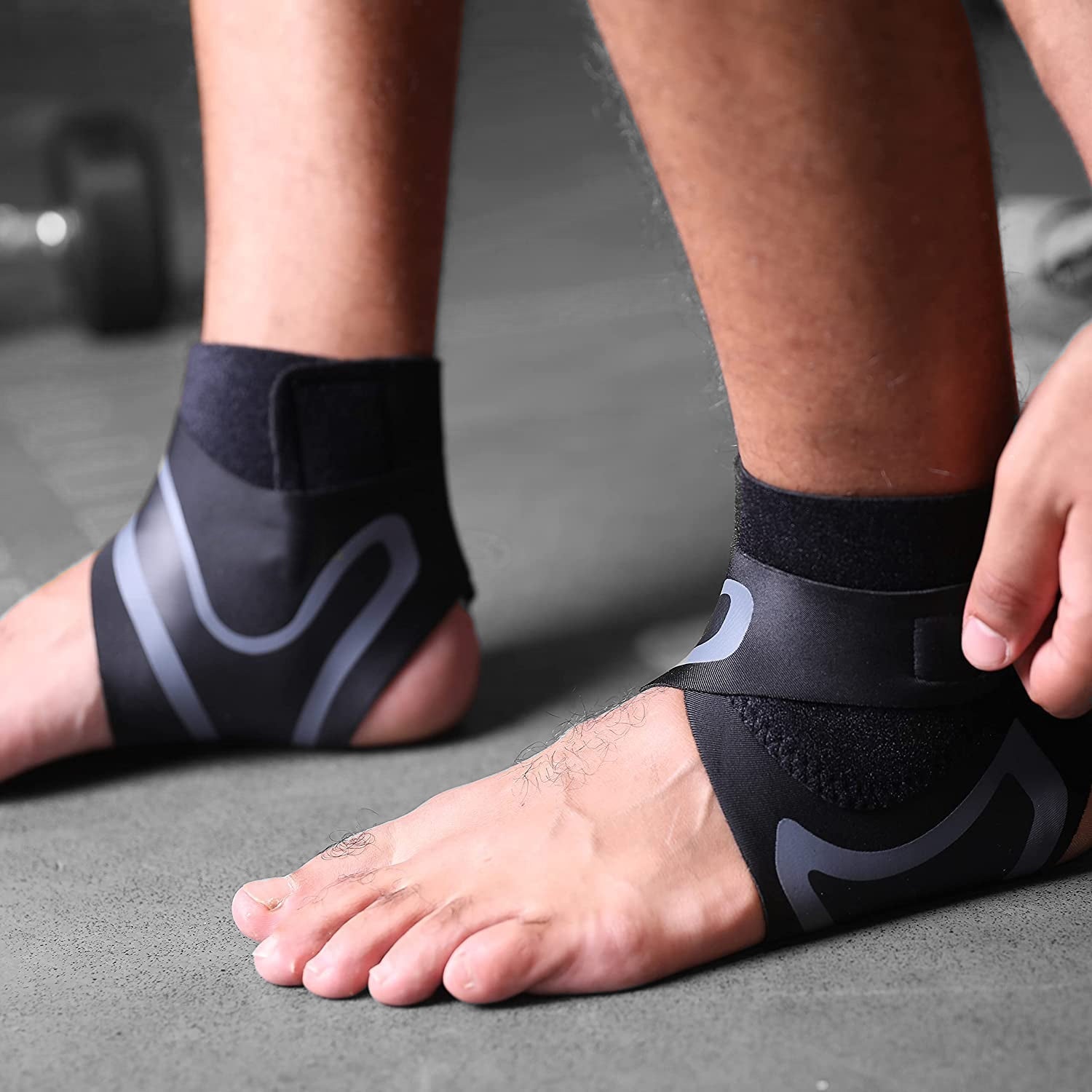 Adjustable Lightweight Ankle Support Recovery & Pain Relief Brace Wrap