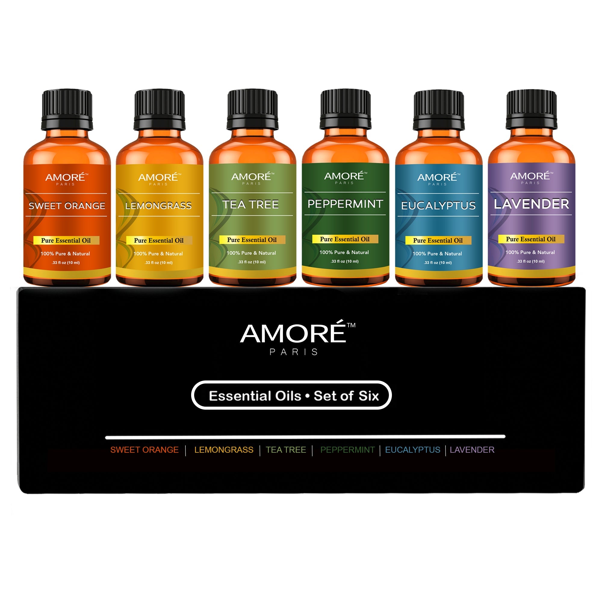 Amore Paris Kids Safe Natural Aromatherapy Essential Oils Starter Set -  20778046