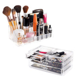3 Drawer Spacious Acrylic Clear Cosmetic Makeup Storage Organizer